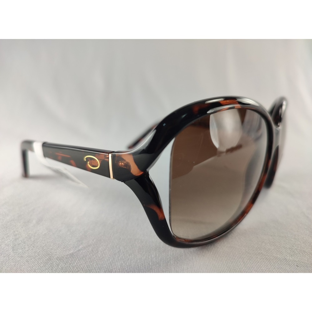 O by Oscar de la Renta MOD 1309 Sunglasses Tortoise Brown Oversized 60mm NWT
